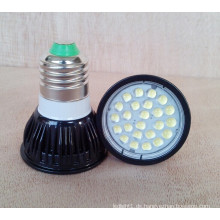 Neuer CE 400lm 6000k breiter Strahl E27 24 2835 SMD LED Birnenlicht